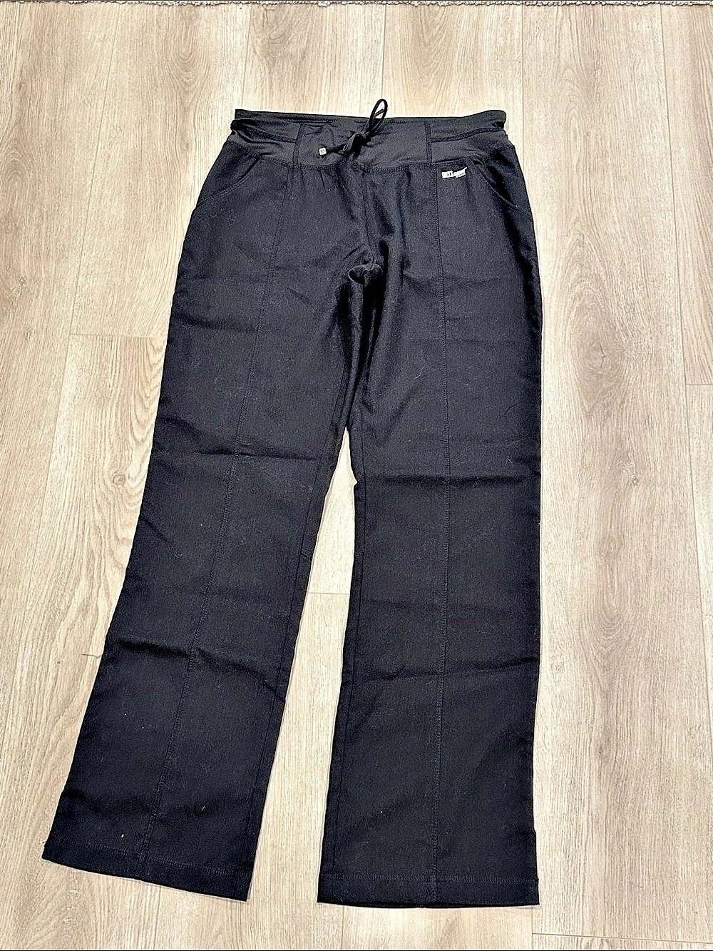 Grey'Small Anatomy Active Straight Leg Scrub Pants in Black Small NWOT